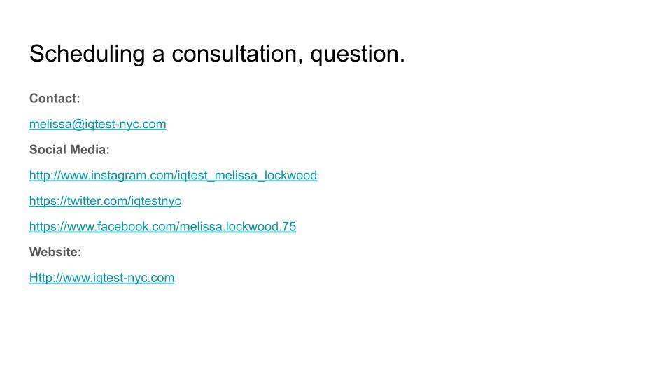 Scheduling a consultation